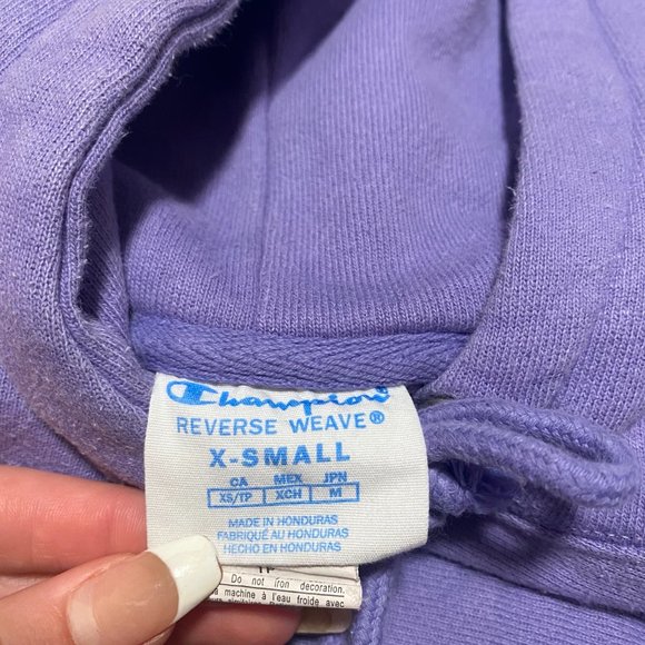 Vintage 90s Champion Reverse Weave Warm Up Hoodie Sweatshirt - Picture 2 of 7